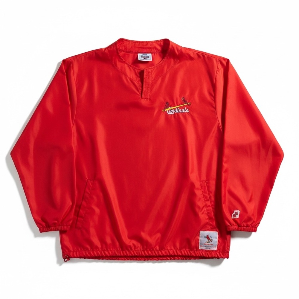 Swingster Cardinals Windbreaker Pullover Mens L Red‎ Excellent MLB Vintage USA